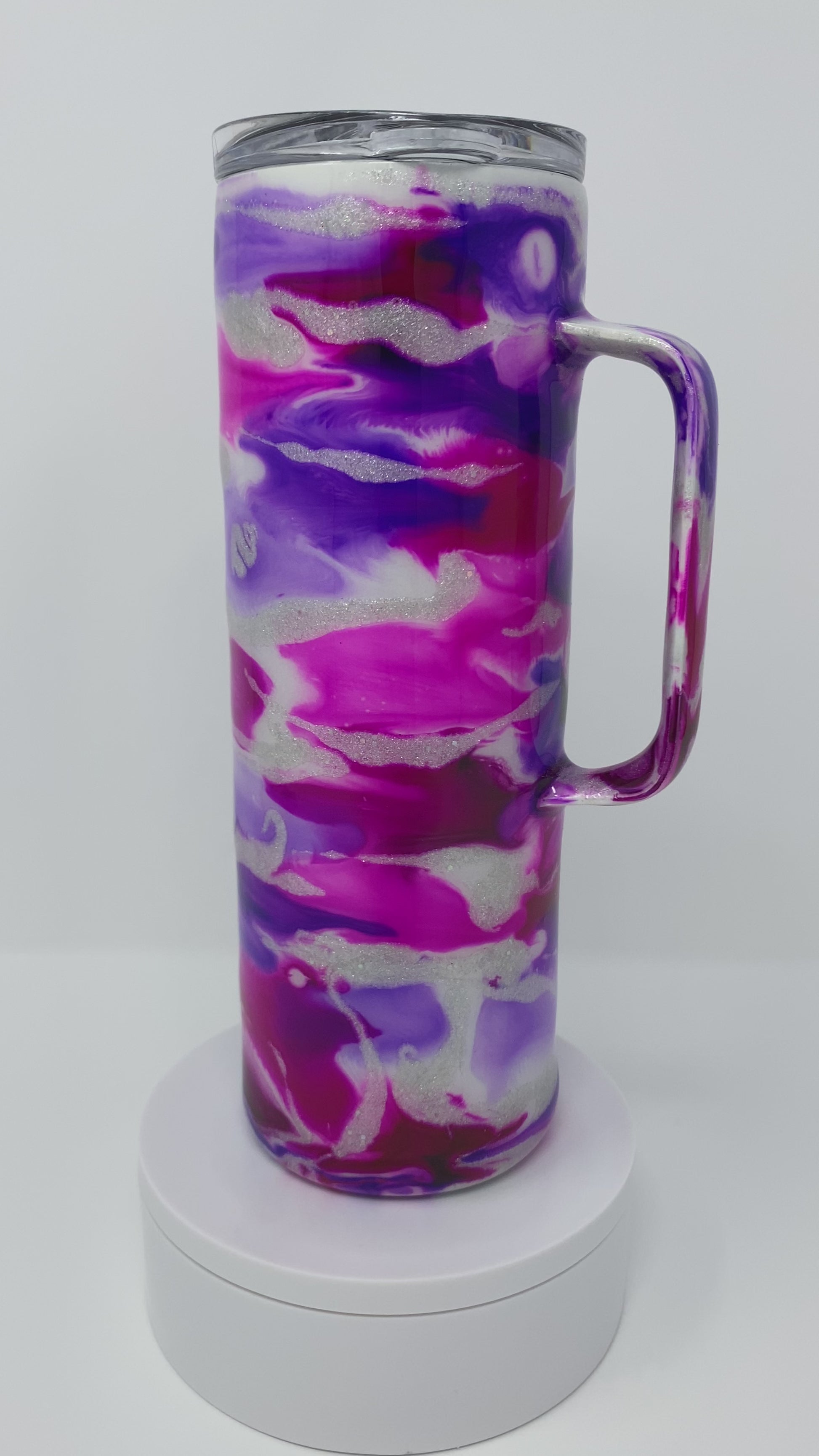 Purple Swirl Tumbler